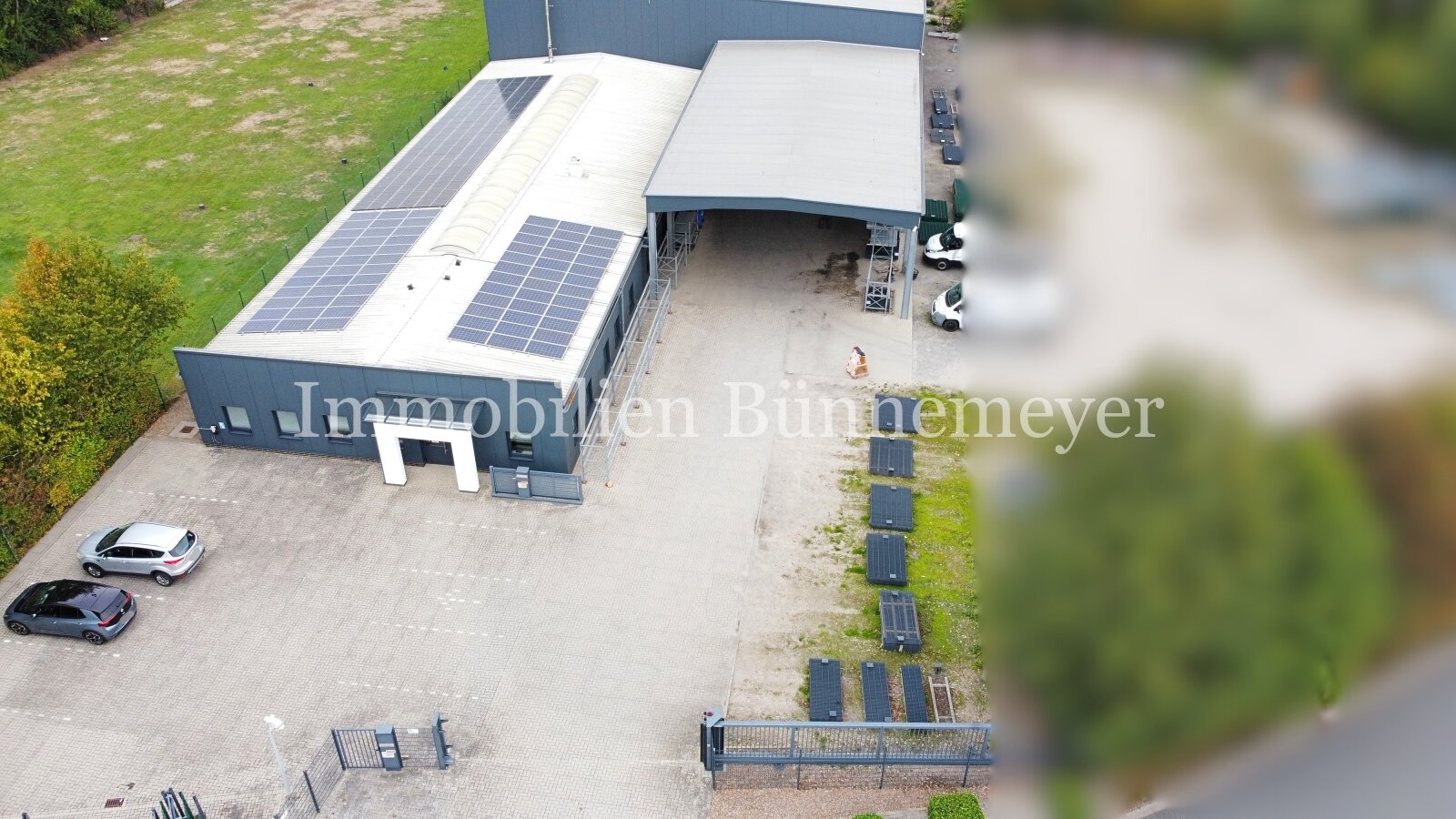 Gewerbeimmobilie mit großer Lagerhalle und Bürofläche in sehr guter Gewerbelage