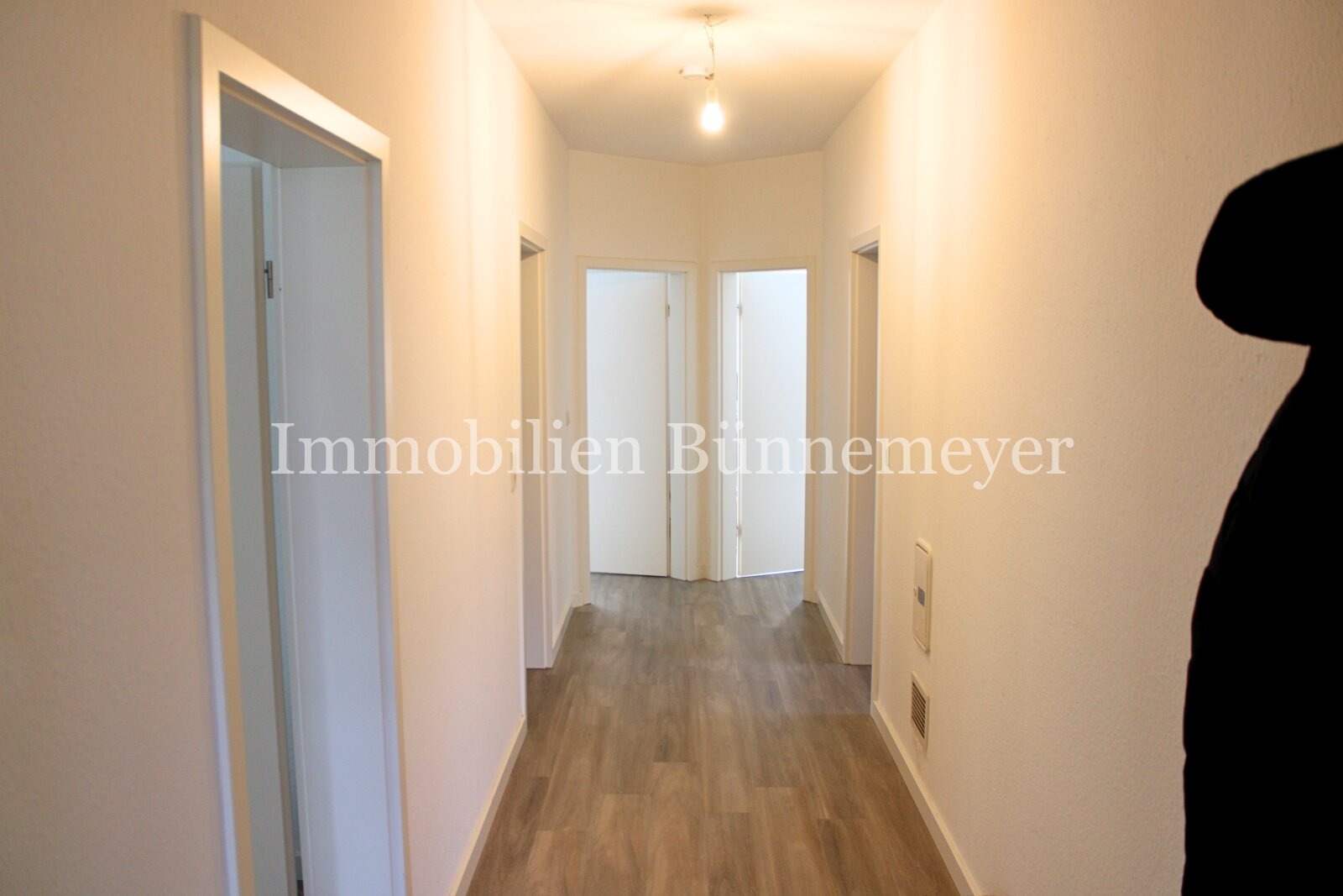 Flur - Sicht aus Küche (Eingangsbereich) 