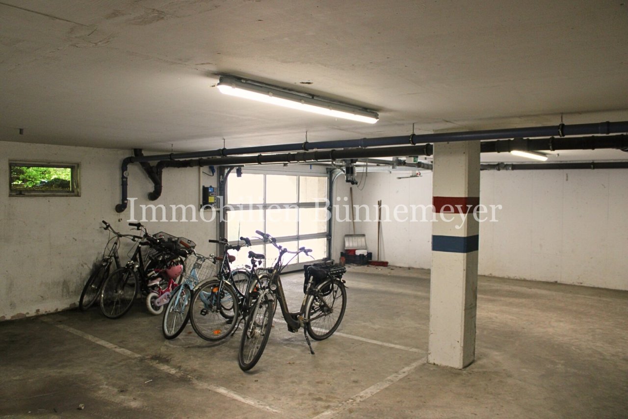 Stellfläche Fahrräder Tiefgarage