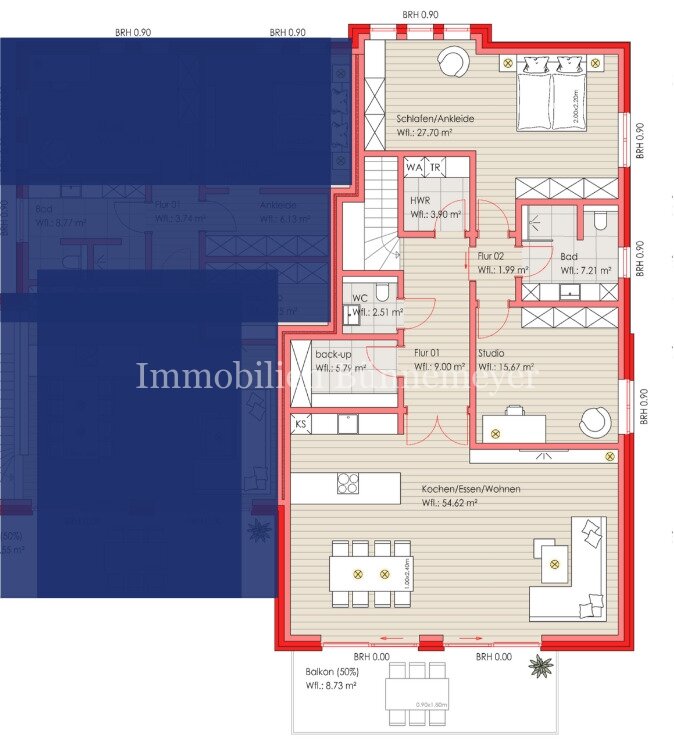 Grundriss OG Whg. 2 Grundriss OG Whg. 2
