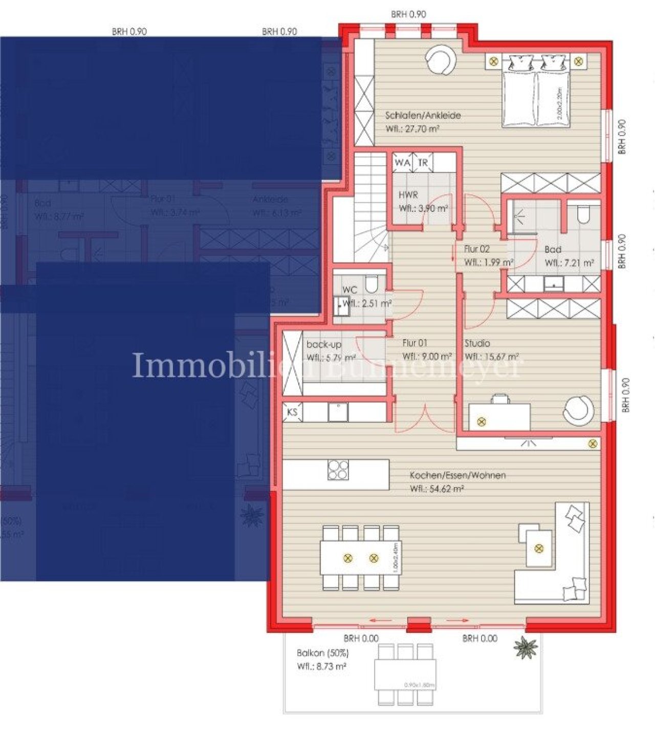 Grundriss OG Whg. 2 Grundriss OG Whg. 2